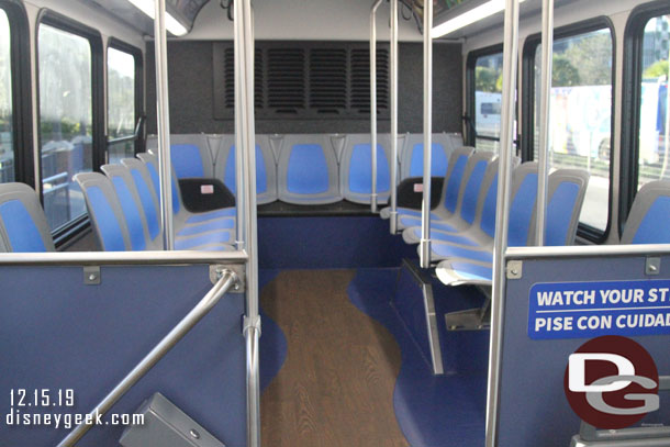 My bus showed up and I was on my way.. it was a new bus and not busy.