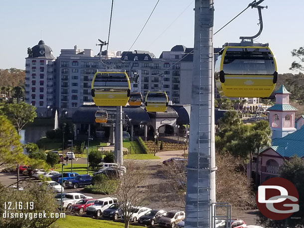 Approaching the Riviera Station/turn.