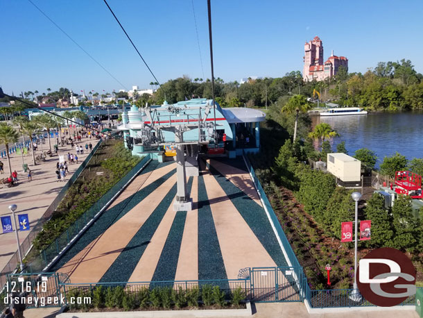 Coming in for a landing at Disney's Hollywood Studios.