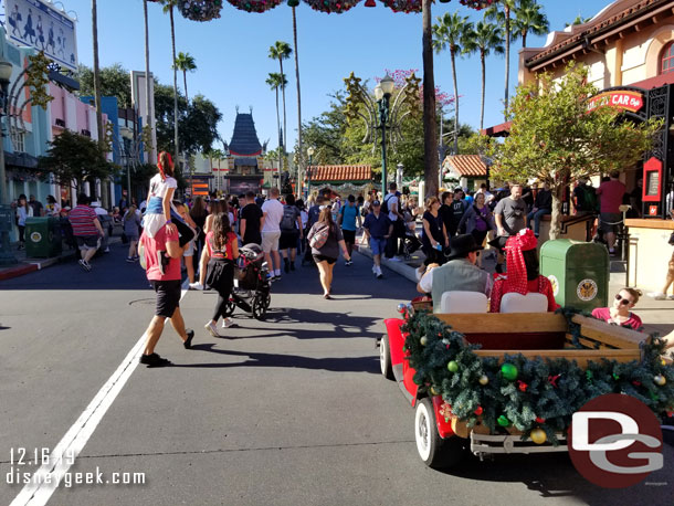 Making my way up Hollywood Blvd.