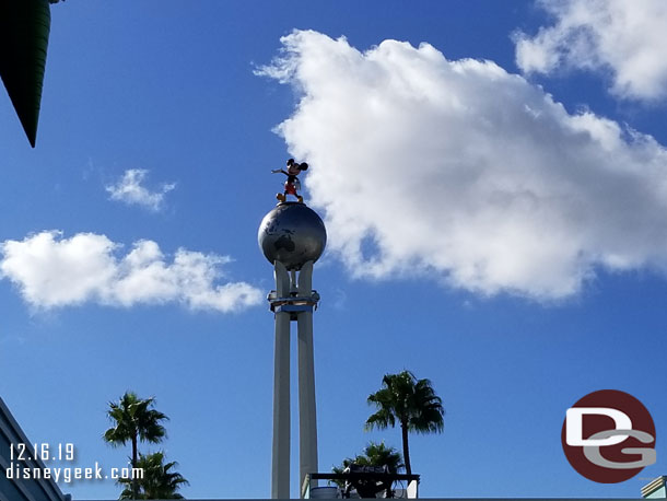 A final look at Mickey as I exited and headed for the Disney Skyliner.