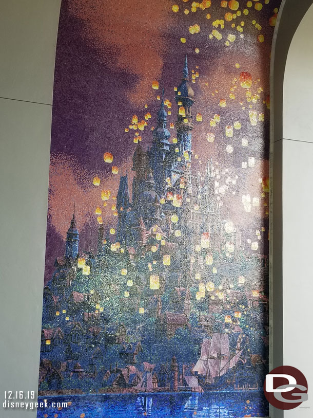 A second mosaic features Tangled.