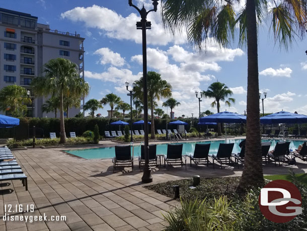 The Beau Soleil Pool (the quiet pool area)