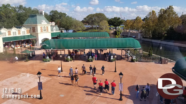 The gateway renovation work is just about done.  Only a couple walls remained during my visit.