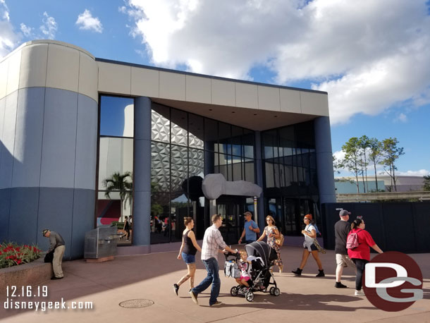 The Art of Disney has been closed as they prepare to start removing this half of Innoventions West.