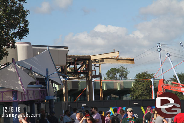 Moving around to the center side to check on the Innoventions work.