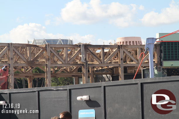 A look at the Innovention demo work from near the Electric Umbrella/Mouse Gear walkway.
