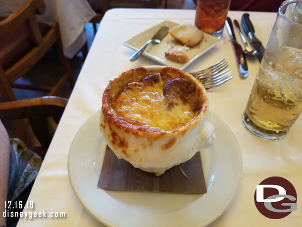 A couple food pictures.. the French Onion Soup