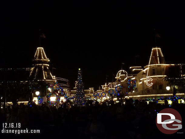 Looking back at Main Street USA