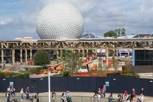 Epcot - Innoventions west demolition