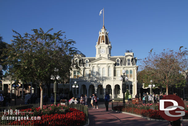 Some guests paused to see them, many just kept moving into the park.