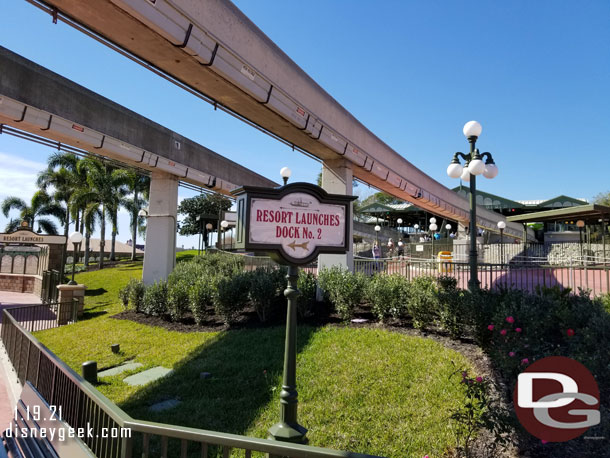 We decided to go check out the new walkway to the Grand Floridian.