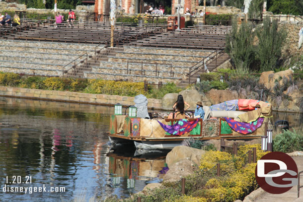 This allowed me  time to watch several of the flotillas. First up Pocahontas and Meeko. 