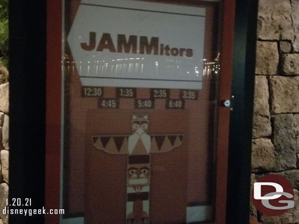 The Jammitors perform in Canada throughout the day.