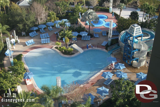 The pool at Bay Lake Tower