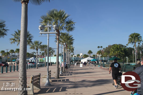 Arrived at Disney's Hollywood Studios at 9:34am