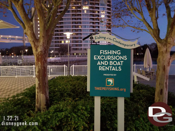 A sign advertising the excursions