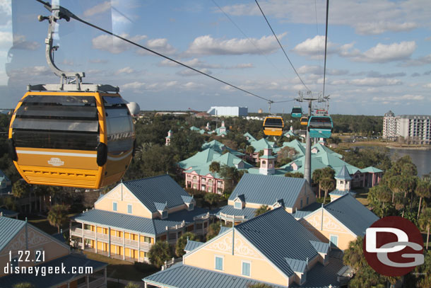 Passing over Caribbean Beach Resort