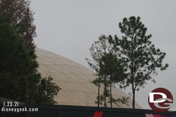 The Play Pavilion (former Wonders of Life and Festival Center) has received a new roof since my last visit.