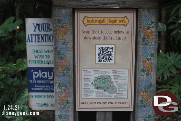 There are no more maps, instead a QR code to get a PDF of one.