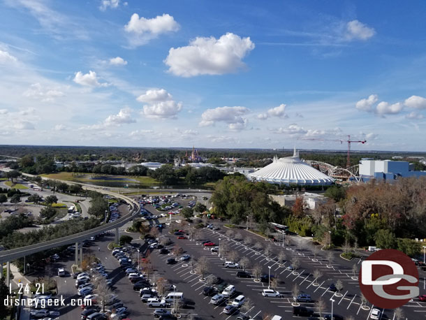 A wider view of the Magic Kingdom