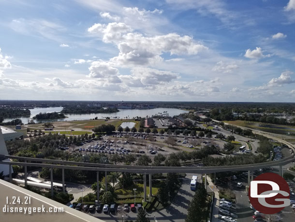 Looking toward the Seven Seas Lagoon