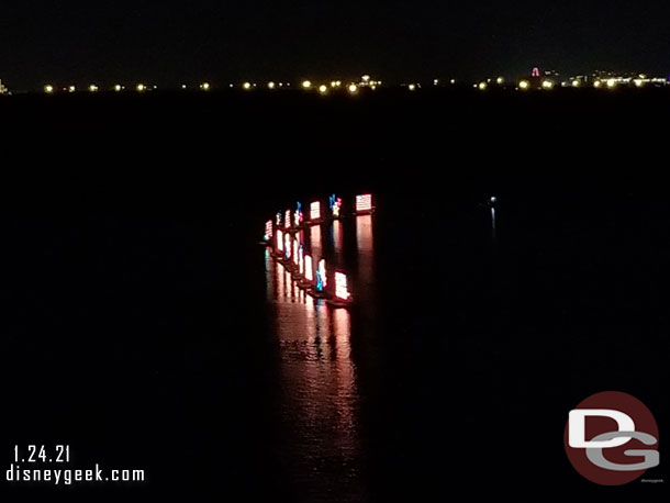 The Electrical Water Pageant was curved again at Wilderness Lodge