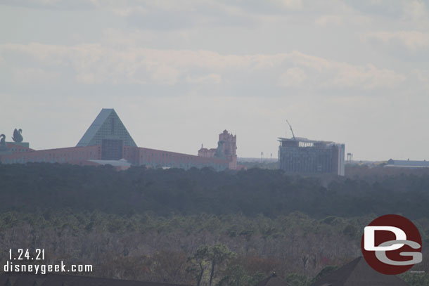 Panning a little more to the right you can se the Swan Reserve building.