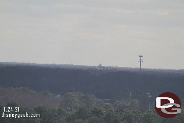 Blizzard Beach in the distance.