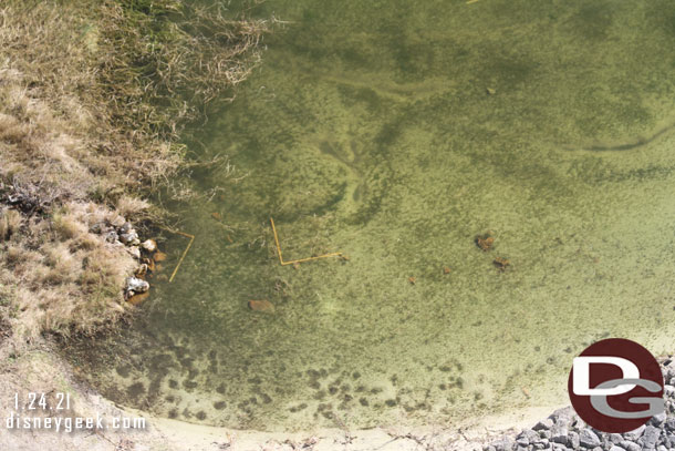 Looking down into Bay Lake