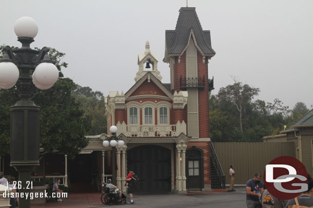The fire house is closed, yesterday was the last day for Sorcerers of the Magic Kingdom.
