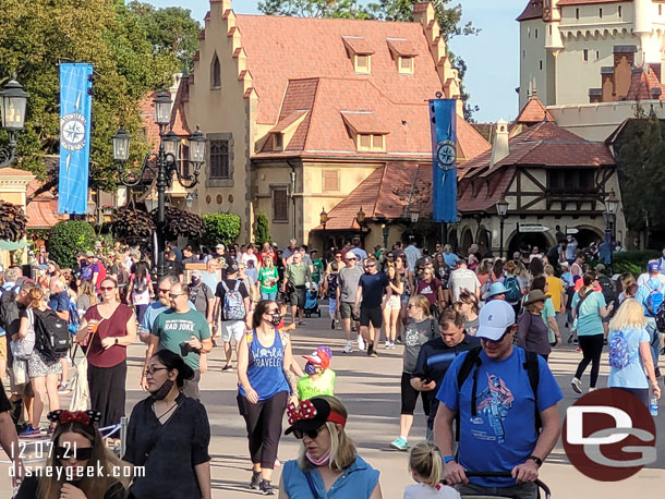 World Showcase felt busy for a Tuesday at 3:10pm.