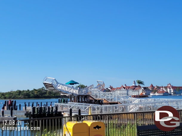 The new ramps to for the ferry boat second floor load/unload are a sight to be seen.