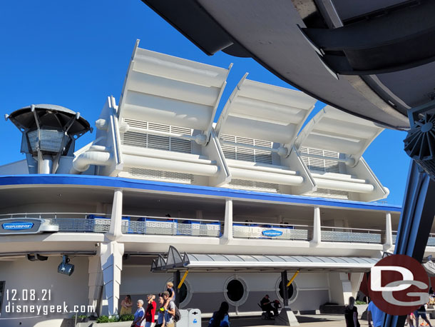 The Tomorrowland renovation work has finished and a white color scheme has returned to most of the land.