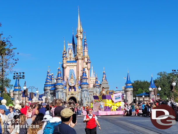 The Magic Kingdom Cavalcade arriving on Main Street USA