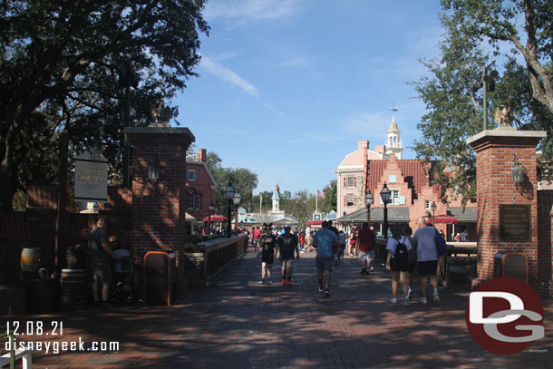 Looking toward Liberty Square