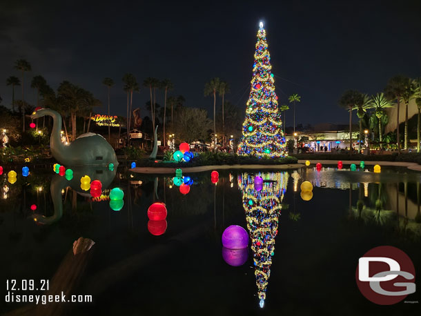 Echo Lake decorated for Christmas