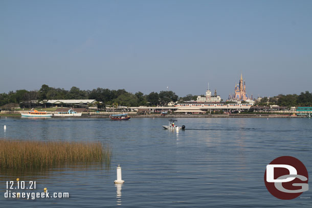 Looking back at the Magic Kingdom.