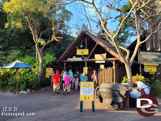 4;32pm - Approaching Kilimanjaro Safari