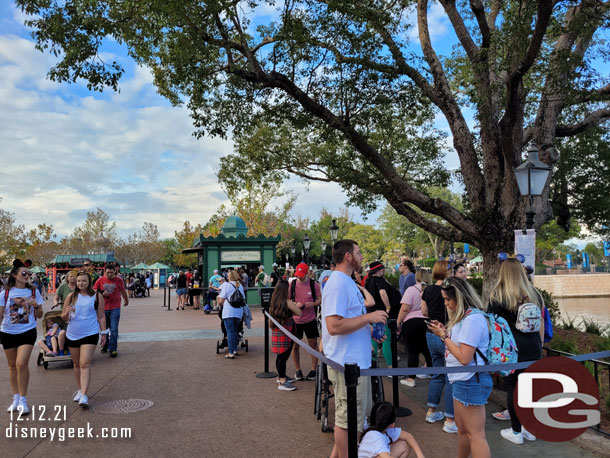 A long line for wine in France