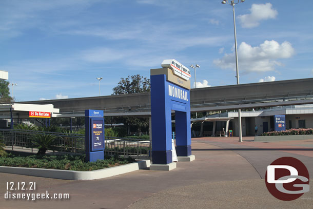 2:22pm - At the Transportation and Ticket Center, on my way to EPCOT.