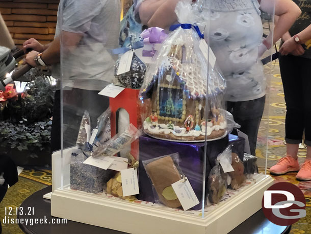 Some of the offerings in the gingerbread shop.