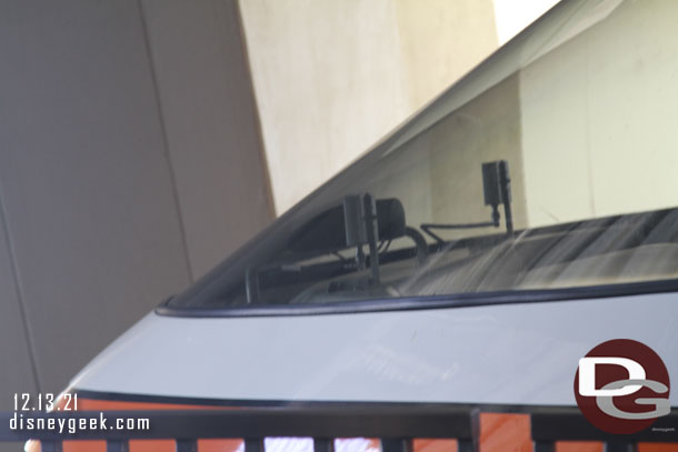 Several sensors in the nose of Monorail Orange.  