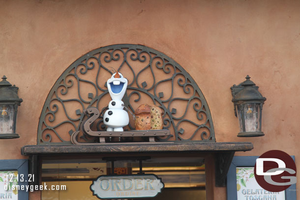 Olaf in Italy.