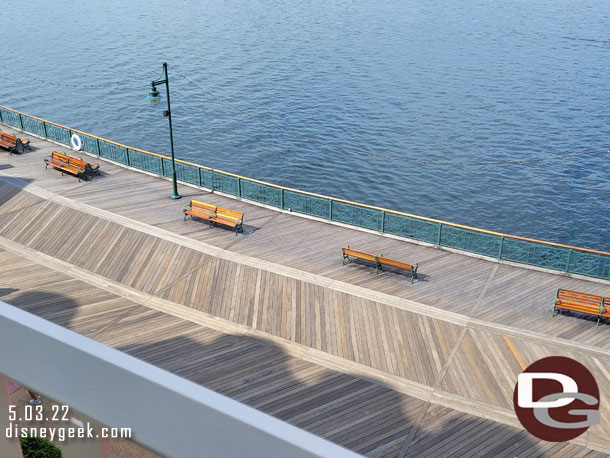 The Boardwalk was quiet this afternoon