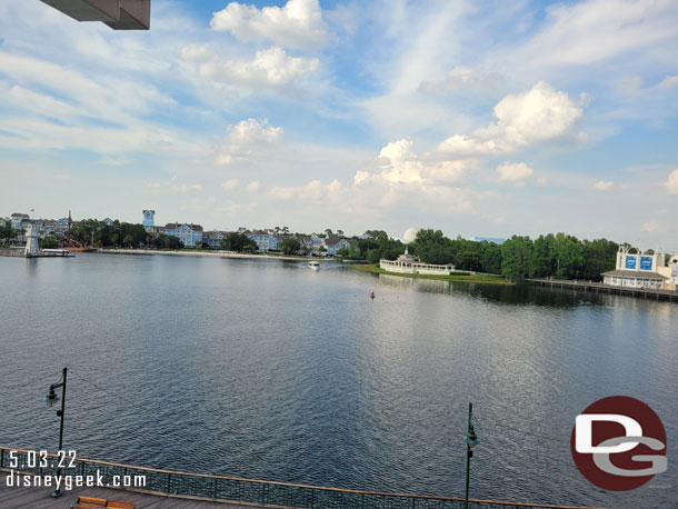 Looking across Crescent Lake