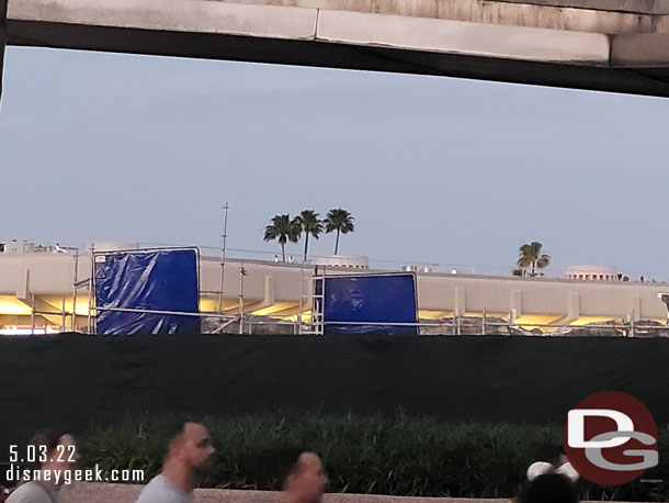 From ground level you cannot see a lot of the ongoing EPCOT work.