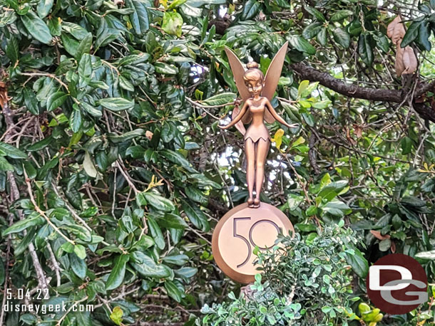 After my last visit realized I missed one of the 50 statues.. Tinker Bell is in the hub.