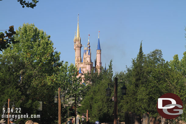 Cinderella Castle from Fantasyland.