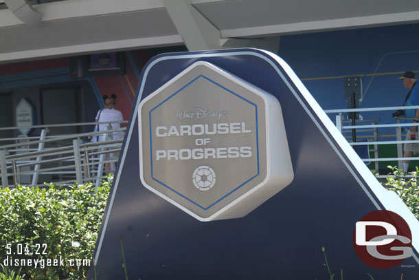 Stopped by the Carousel of Progress next.